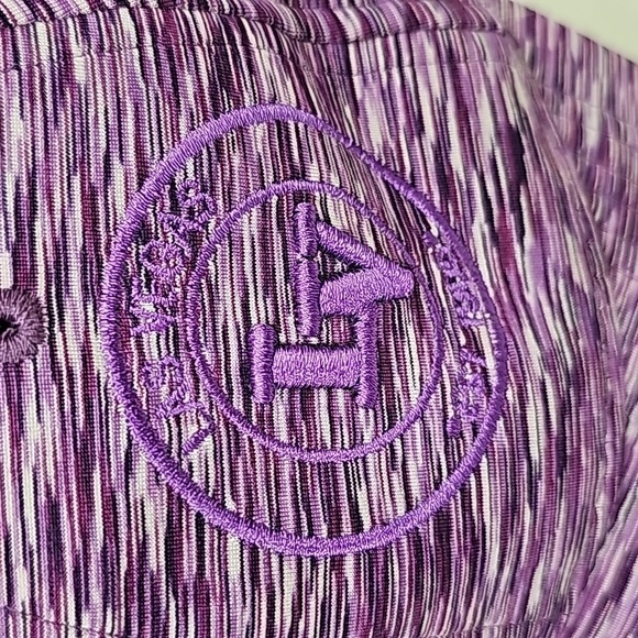 Koskash Headwear Embroidered Las Vegas Heathered Purple Ball Cap - Picture 2 of 6